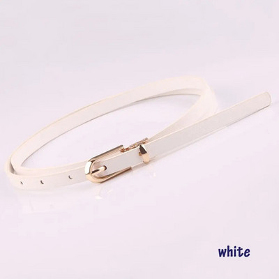 Meitenes Sievietēm Gracioza Candy Krāsa Plāna Izdilis jostasvieta Mākslīgās ādas jostas Kleitas siksniņa Regulējama Josta