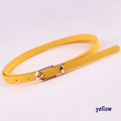 Meitenes Sievietēm Gracioza Candy Krāsa Plāna Izdilis jostasvieta Mākslīgās ādas jostas Kleitas siksniņa Regulējama Josta