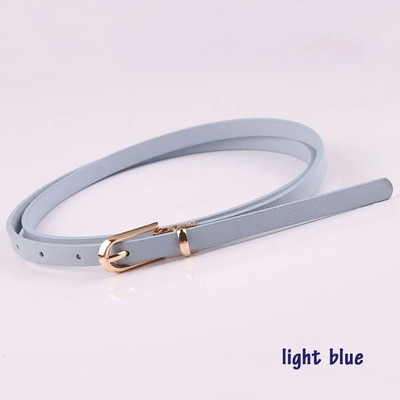 Meitenes Sievietēm Gracioza Candy Krāsa Plāna Izdilis jostasvieta Mākslīgās ādas jostas Kleitas siksniņa Regulējama Josta