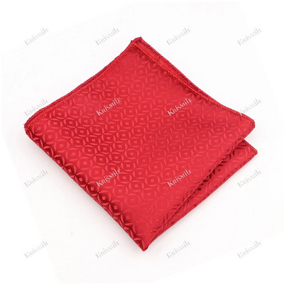 Jauns svītrains rūtains punktveida kabatlakats 23cm platums purpursarkani zils klasisks žakarda austs kabatas kvadrātveida smokings uzvalks krekls krūšu šalle