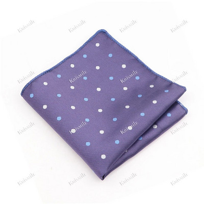 Jauns svītrains rūtains punktveida kabatlakats 23cm platums purpursarkani zils klasisks žakarda austs kabatas kvadrātveida smokings uzvalks krekls krūšu šalle