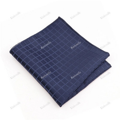 Jauns svītrains rūtains punktveida kabatlakats 23cm platums purpursarkani zils klasisks žakarda austs kabatas kvadrātveida smokings uzvalks krekls krūšu šalle