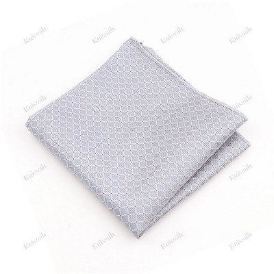 Jauns svītrains rūtains punktveida kabatlakats 23cm platums purpursarkani zils klasisks žakarda austs kabatas kvadrātveida smokings uzvalks krekls krūšu šalle