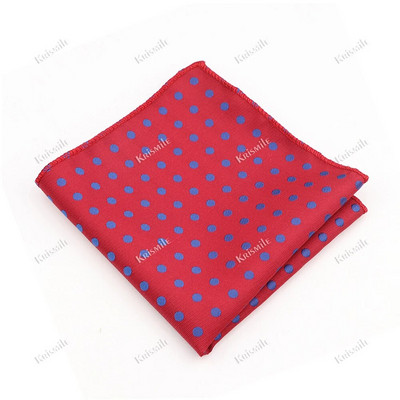 Jauns svītrains rūtains punktveida kabatlakats 23cm platums purpursarkani zils klasisks žakarda austs kabatas kvadrātveida smokings uzvalks krekls krūšu šalle