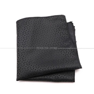 Divat új 22 cm-es poliészter zsebkendő klasszikus egyszerű formális férfi kék piros négyzet sál üzleti esküvői öltöny kiegészítők