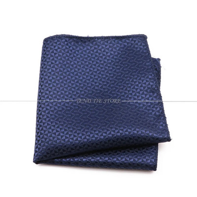 Divat új 22 cm-es poliészter zsebkendő klasszikus egyszerű formális férfi kék piros négyzet sál üzleti esküvői öltöny kiegészítők