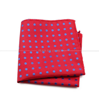 Divat új 22 cm-es poliészter zsebkendő klasszikus egyszerű formális férfi kék piros négyzet sál üzleti esküvői öltöny kiegészítők