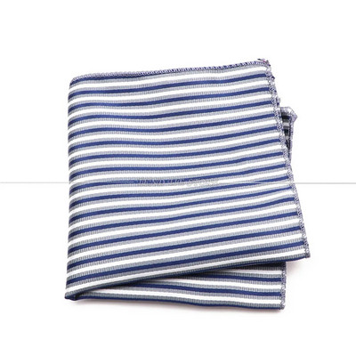 Divat új 22 cm-es poliészter zsebkendő klasszikus egyszerű formális férfi kék piros négyzet sál üzleti esküvői öltöny kiegészítők