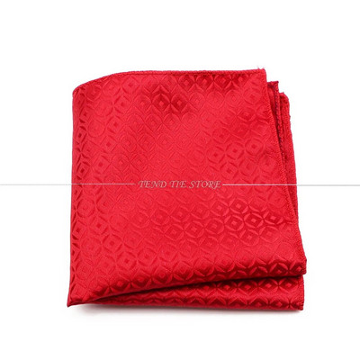 Divat új 22 cm-es poliészter zsebkendő klasszikus egyszerű formális férfi kék piros négyzet sál üzleti esküvői öltöny kiegészítők