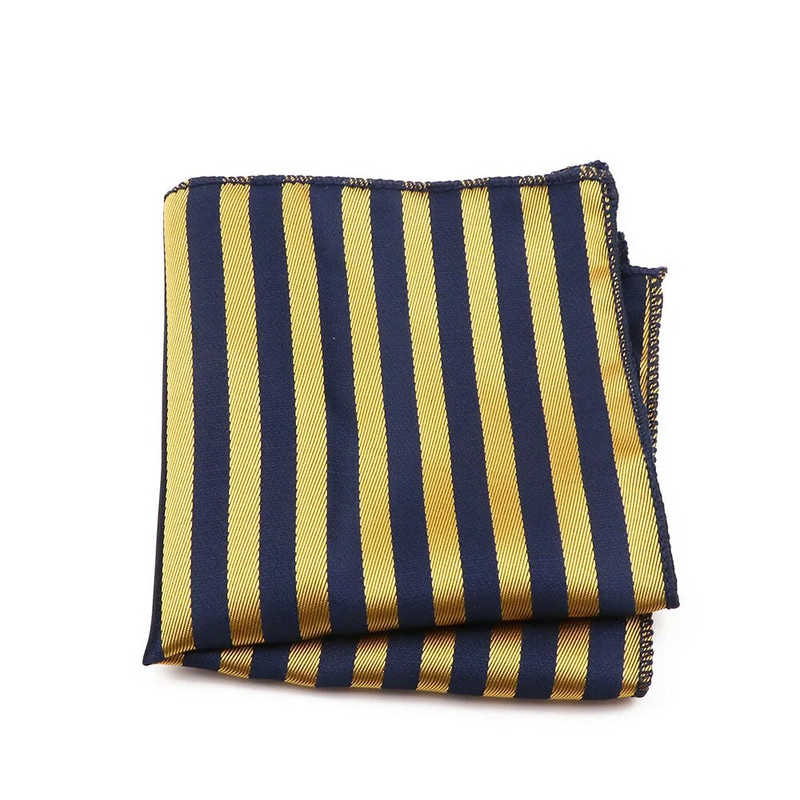 Divat új 22 cm-es poliészter zsebkendő klasszikus egyszerű formális férfi kék piros négyzet sál üzleti esküvői öltöny kiegészítők