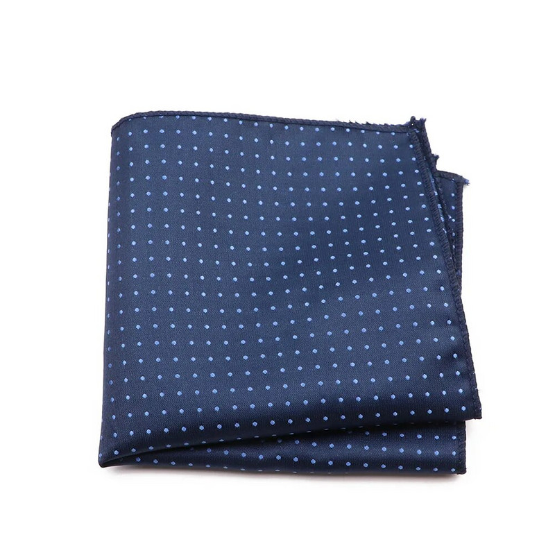 Divat új 22 cm-es poliészter zsebkendő klasszikus egyszerű formális férfi kék piros négyzet sál üzleti esküvői öltöny kiegészítők