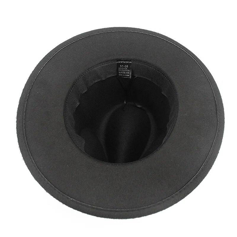 Zima Jesen Imitacija vune Žene Muškarci Dame Fedora Top Jazz šešir Europsko-američki Okrugle kape Bowler Šeširi Jednobojni