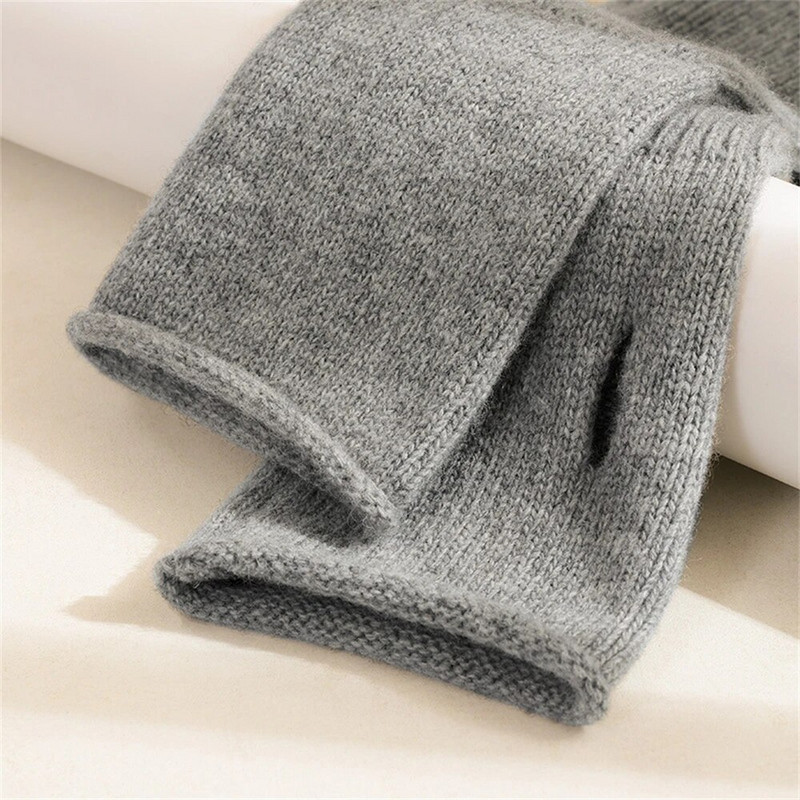 Duge rukavice bez prstiju Ženska rukavica Zimski grijač za ruke Pleteni rukavi za ruke Fine ležerne meke djevojačke gotičke odjeće Punk gotičke rukavice