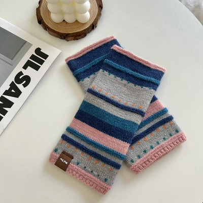 Zimske rukavice bez prstiju Ženske anime rukavice Ženske retro pletene rukavice Zimski grijači Rukavice za zapešća Rukavice za žene