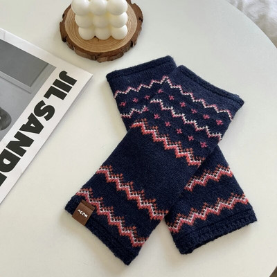 Zimske rukavice bez prstiju Ženske anime rukavice Ženske retro pletene rukavice Zimski grijači Rukavice za zapešća Rukavice za žene