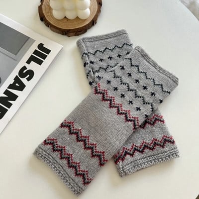 Zimske rukavice bez prstiju Ženske anime rukavice Ženske retro pletene rukavice Zimski grijači Rukavice za zapešća Rukavice za žene