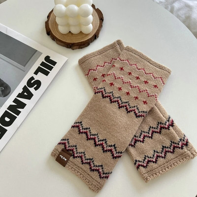 Zimske rukavice bez prstiju Ženske anime rukavice Ženske retro pletene rukavice Zimski grijači Rukavice za zapešća Rukavice za žene