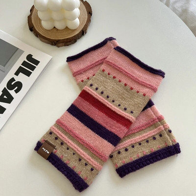 Zimske rukavice bez prstiju Ženske anime rukavice Ženske retro pletene rukavice Zimski grijači Rukavice za zapešća Rukavice za žene