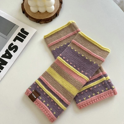 Zimske rukavice bez prstiju Ženske anime rukavice Ženske retro pletene rukavice Zimski grijači Rukavice za zapešća Rukavice za žene