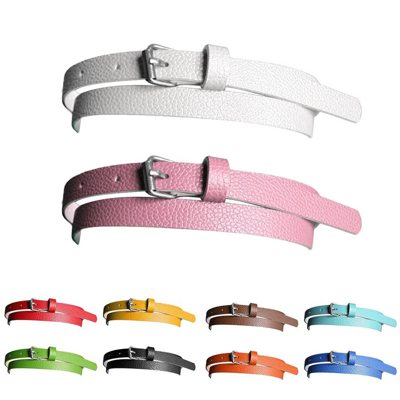 Djevojka Dama Remen Uzak tanki kožni remen Ženski dodaci Boje slatkiša Metalna kopča Proljetni dar Novi ženski mali remen