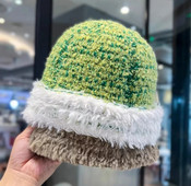 Japanska plišana kapa, pletena kapa, šešir za umivaonik koji odgovara bojama za jesen i zimu 2023., topla ribarska kapa za zaštitu ušiju