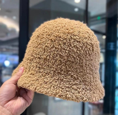 Japanska plišana kapa, pletena kapa, šešir za umivaonik koji odgovara bojama za jesen i zimu 2023., topla ribarska kapa za zaštitu ušiju