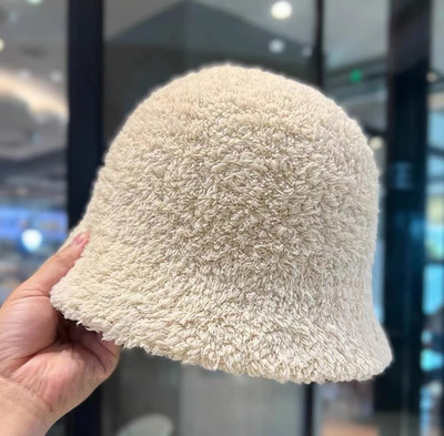 Japanska plišana kapa, pletena kapa, šešir za umivaonik koji odgovara bojama za jesen i zimu 2023., topla ribarska kapa za zaštitu ušiju