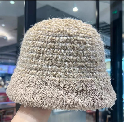 Japanska plišana kapa, pletena kapa, šešir za umivaonik koji odgovara bojama za jesen i zimu 2023., topla ribarska kapa za zaštitu ušiju
