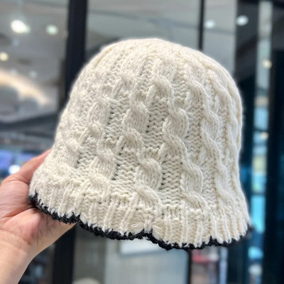 Japanska plišana kapa, pletena kapa, šešir za umivaonik koji odgovara bojama za jesen i zimu 2023., topla ribarska kapa za zaštitu ušiju