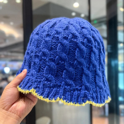 Japanska plišana kapa, pletena kapa, šešir za umivaonik koji odgovara bojama za jesen i zimu 2023., topla ribarska kapa za zaštitu ušiju
