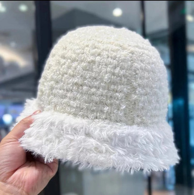 Japanska plišana kapa, pletena kapa, šešir za umivaonik koji odgovara bojama za jesen i zimu 2023., topla ribarska kapa za zaštitu ušiju