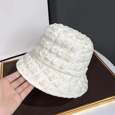 Novi japanski tanki plisirani ribarski šešir iz 2023., ženski ljetni Ins s kremom za sunčanje, ženski šešir s kantom, slobodno vrijeme Panama Gorros