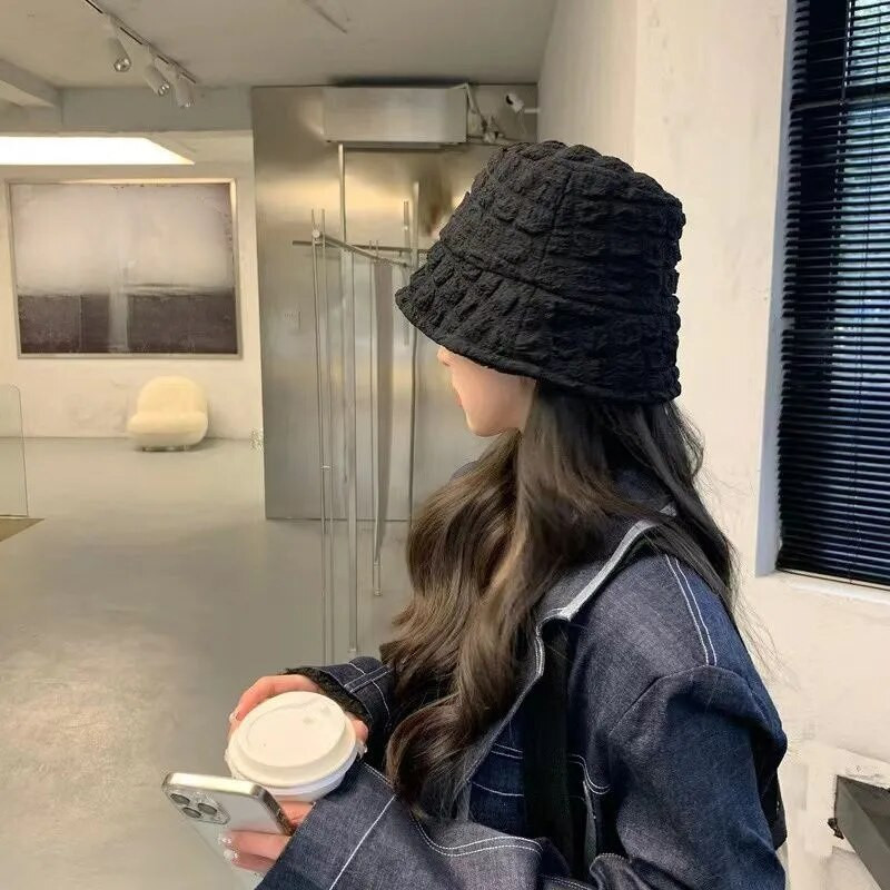 Novi japanski tanki plisirani ribarski šešir iz 2023., ženski ljetni Ins s kremom za sunčanje, ženski šešir s kantom, slobodno vrijeme Panama Gorros