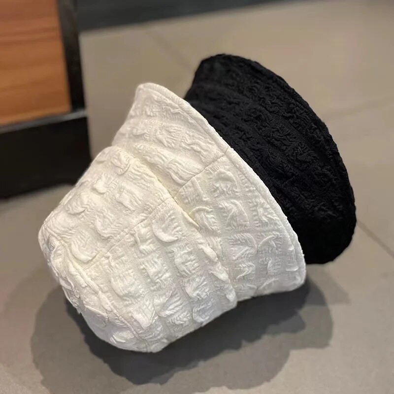 Novi japanski tanki plisirani ribarski šešir iz 2023., ženski ljetni Ins s kremom za sunčanje, ženski šešir s kantom, slobodno vrijeme Panama Gorros