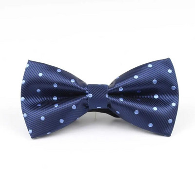 Férfi poliészter csokornyakkendők klasszikus pöttyös nyakkendő Férfi szabadidő Butterfly üzleti ingek Bowknot csokornyakkendő cravat kiegészítők