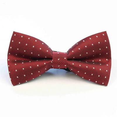 Férfi poliészter csokornyakkendők klasszikus pöttyös nyakkendő Férfi szabadidő Butterfly üzleti ingek Bowknot csokornyakkendő cravat kiegészítők