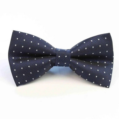 Férfi poliészter csokornyakkendők klasszikus pöttyös nyakkendő Férfi szabadidő Butterfly üzleti ingek Bowknot csokornyakkendő cravat kiegészítők