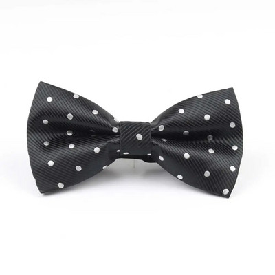 Férfi poliészter csokornyakkendők klasszikus pöttyös nyakkendő Férfi szabadidő Butterfly üzleti ingek Bowknot csokornyakkendő cravat kiegészítők