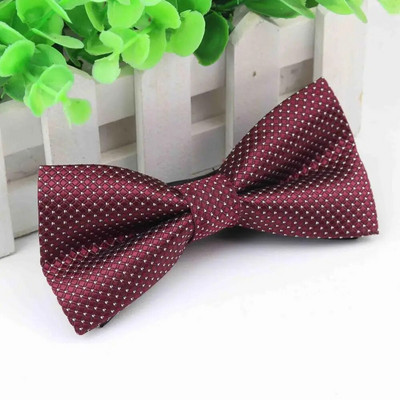 Férfi poliészter csokornyakkendők klasszikus pöttyös nyakkendő Férfi szabadidő Butterfly üzleti ingek Bowknot csokornyakkendő cravat kiegészítők