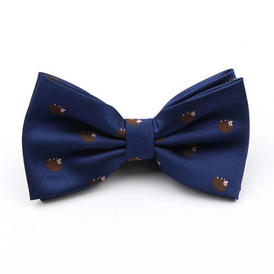 Vīriešu modes tauriņš Dzīvnieku astronautu ziedu poliestera tauriņš Augstas kvalitātes bule regulējams tauriņš tauriņš festivāla dāvana