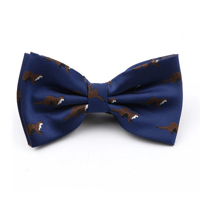 Vīriešu modes tauriņš Dzīvnieku astronautu ziedu poliestera tauriņš Augstas kvalitātes bule regulējams tauriņš tauriņš festivāla dāvana