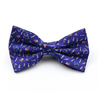 Vīriešu modes tauriņš Dzīvnieku astronautu ziedu poliestera tauriņš Augstas kvalitātes bule regulējams tauriņš tauriņš festivāla dāvana