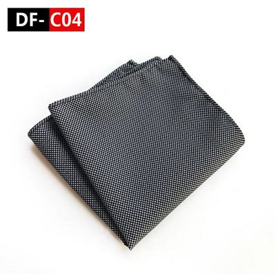 25*25 cm Trendi Business Wine Sötétkék tömör csíkos poliészter zseb négyzet férfi vőlegény esküvői party alkalmi zsebkendő