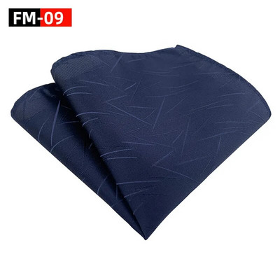 25*25 cm, modni, elegantni tamnoplavi crni vinski jednobojni karirani poliesterski džepni rupčić za muškarce, žene, banketne rupčiće