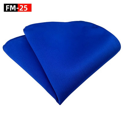 25*25 cm, modni, elegantni tamnoplavi crni vinski jednobojni karirani poliesterski džepni rupčić za muškarce, žene, banketne rupčiće