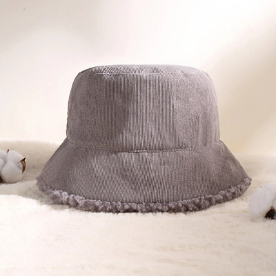 Šilta vilnonė žvejų kepurė moterims, stora dangtelis, apverčiamos žiemos rudens senovinės kepurės