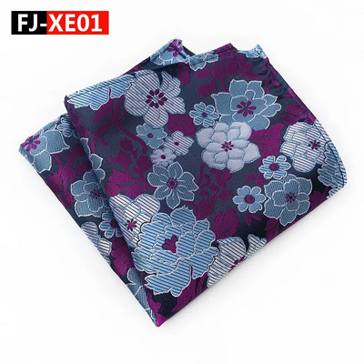 25*25 cm modni trendi retro cvjetni poliester džepni kvadrat za muškarce žene poslovne zabave banket rupčić dodaci za odijelo