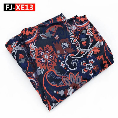 25*25 cm modni trendi retro cvjetni poliester džepni kvadrat za muškarce žene poslovne zabave banket rupčić dodaci za odijelo