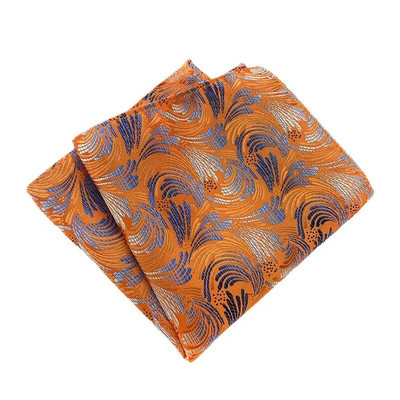 25*25cm Floral Fragments Dot Polyester Jacquard Pocket Square for Man Groom Wedding Business Casual μαντήλι