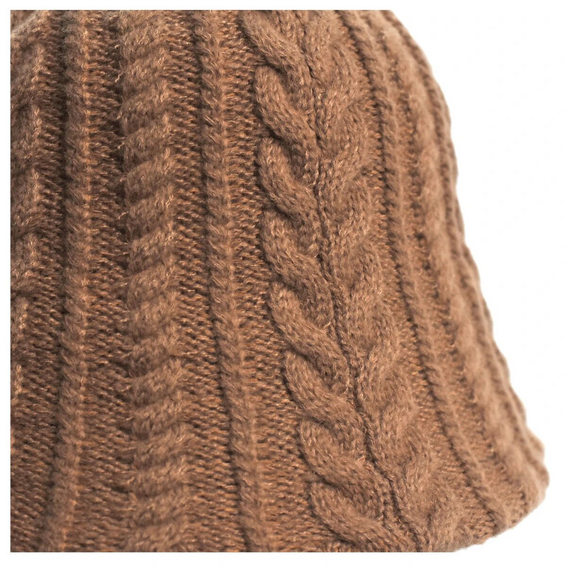 Μάλλινο καπέλο με κουβά Κορεατική μόδα Ιαπωνική ρετρό φθινοπωρινή χειμερινή πλεκτό Παναμά Καπέλο Ψαρά Καπέλο κορίτσι Fedora Καπέλο Γυναικεία μαύρα καπέλα